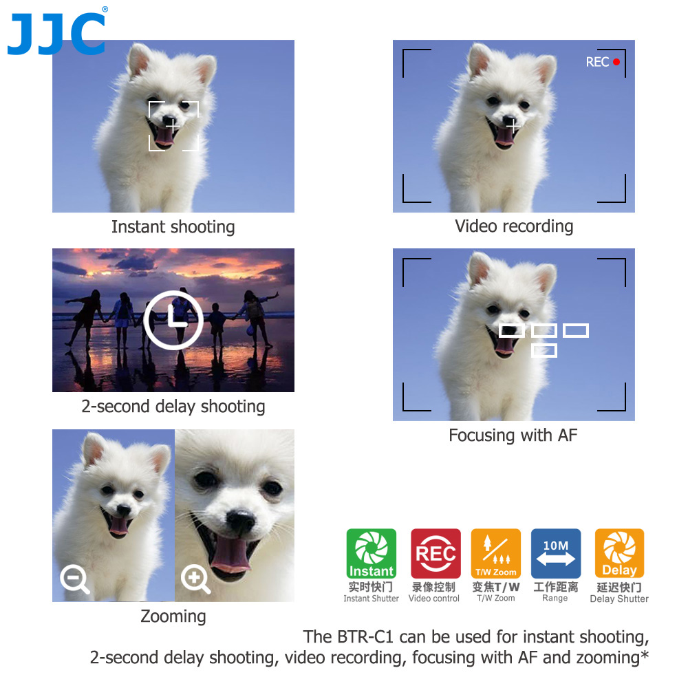 JJC BR-E1 Telecomando Bluetoot - Canon Camera Eos M50 Mark Ii recensione e prezzo