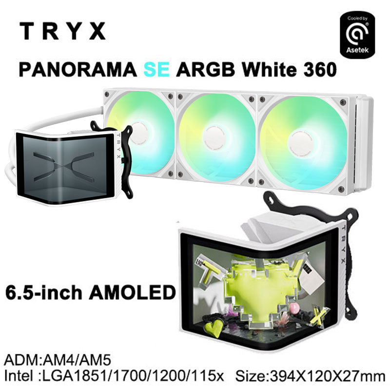 TRYX PANORAMA SE 360 ARGB CPU  - Holy Stone Drone Hs720 recensione e prezzo